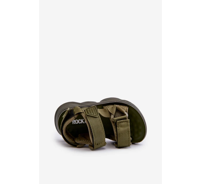 Dětské sandálky se zipy zelené model 21663697 - Boto Dětské sandálky se zipy zelené model 21663697 - Boto