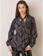 Blúzka DHJ BZ 12182 4.31P čierna a béžová