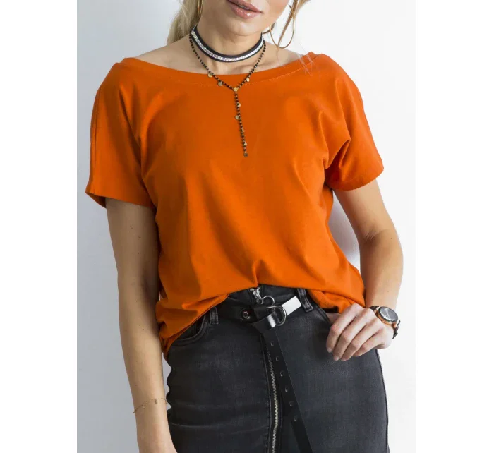 Tričko RV TS 4662.39P tmavo oranžové