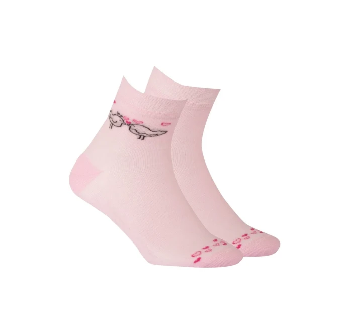 TENKÉ PONOŽKY FARBA 2-6 ROKOV DIEVČATÁ PERLEŤOVÁ RUŽOVÁ 21-23