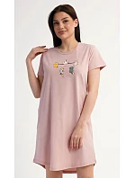 Dámské domácí šaty s krátkým rukávem model 22405619 - Vienetta