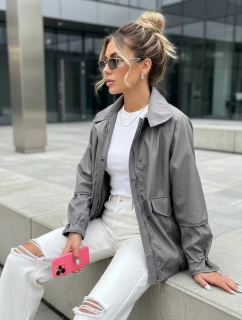 Kurtka damska ORLANDO ciemnoszara FashionStreet TY3609