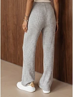 Dámské kalhoty s širokými nohavicemi šedé Dstreet model 21971162 - FashionStreet Dámské kalhoty s širokými nohavicemi šedé Dstreet model 21971162 - FashionStreet