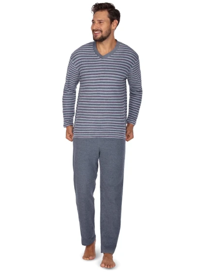 Pánské pyžamo Regina 450 dł/r 2XL-3XL froté