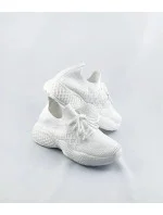 Biele dámske športové topánky (JY21-3)