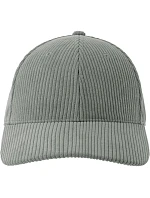 6 panelová manšestrová kšiltovka grey model 22478939 - Atlantis Headwear 6 panelová manšestrová kšiltovka grey model 22478939 - Atlantis Headwear