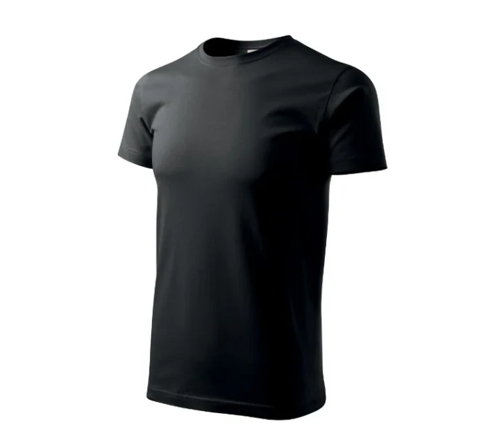 Základné recyklované tričko pánske čierne