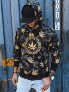 Pánská mikina s potiskem černá Dstreet model 21965653 - FashionStreet