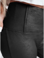 Dámské voskované legíny s vysokým pasem black Dstreet model 21982100 - FashionStreet