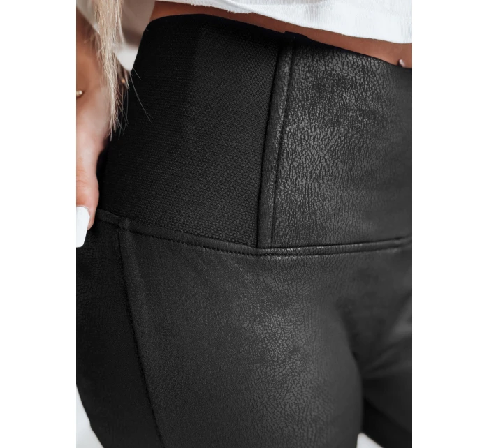Dámské voskované legíny s vysokým pasem black Dstreet model 21982100 - FashionStreet