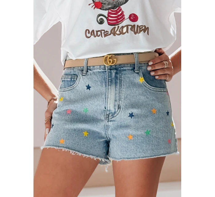 Dámske džínsové šortky STARSHINE blue FashionStreet SY0463