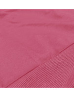 Dámska krátka tenká mikina vo farbe Dirty Pink (8B938-19)