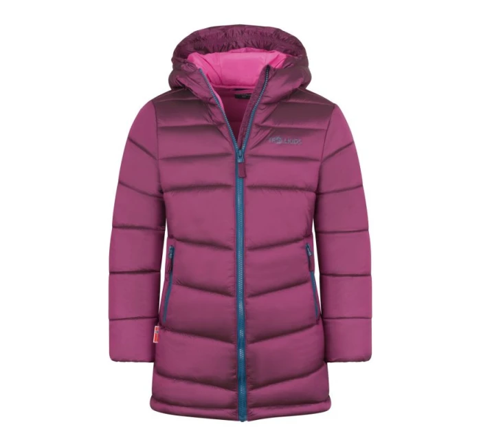 Trollkids Dievčenská zateplená bunda Trondheim Jr 641-243