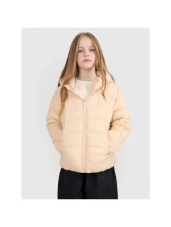 Dievčenská bunda so syntetickou výplňou 4F 4FJRAW25TDJAF0816-83S