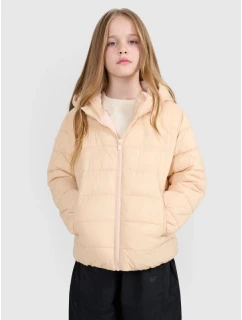 Dievčenská bunda so syntetickou výplňou 4F 4FJRAW25TDJAF0816-83S