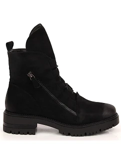 W model 22112838 zateplené boty na zip černé - Potocki