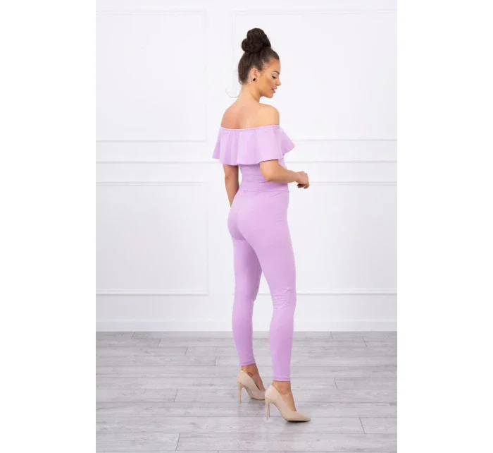 Sada s volánikom fialová