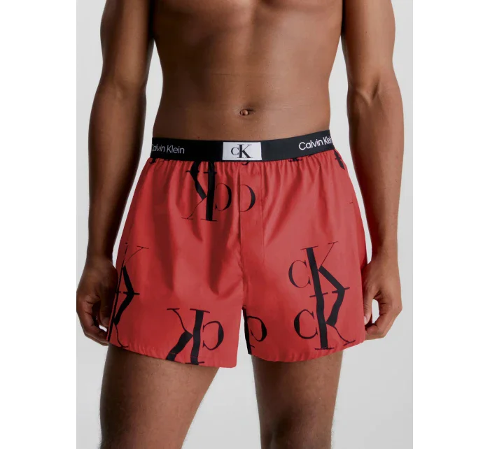 Pánske trenírky 000NB3411A GNP červené s potlačou - Calvin Klein Pánske trenírky 000NB3411A GNP červené s potlačou - Calvin Klein