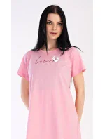 Dámska nočná košeľa s krátkym rukávom „I love you“ Dámska nočná košeľa s krátkym rukávom „I love you“