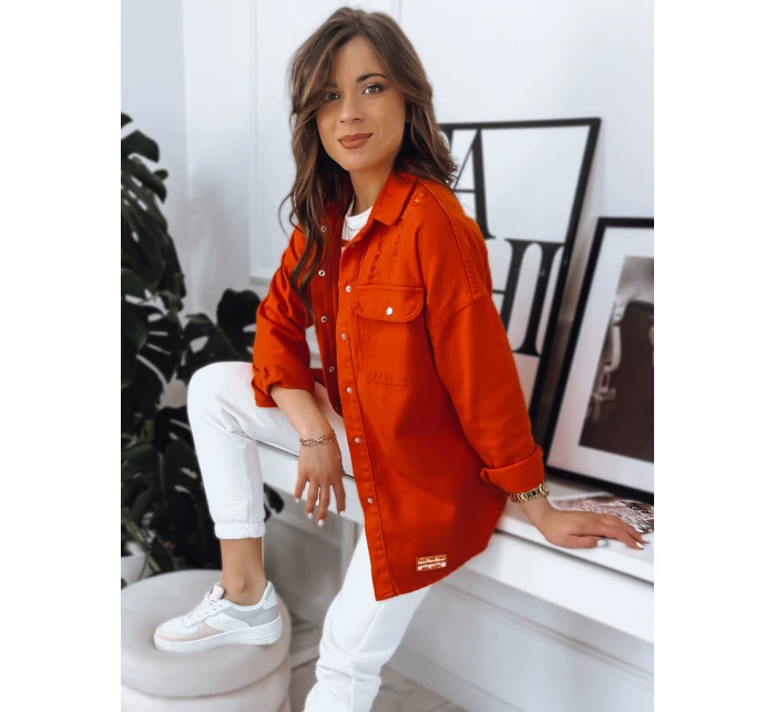 Dámska bunda AZZALA oranžová FashionStreet TY3512