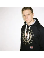 Geografické Nórsko Giger DB 100 M WZ3045H/GN-čierna mikina