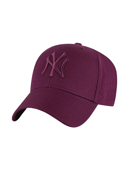 '47 New York Yankees Snapback Baseball Cap Plum B-MVPSP17WBP-PJA '47 New York Yankees Snapback Baseball Cap Plum B-MVPSP17WBP-PJA