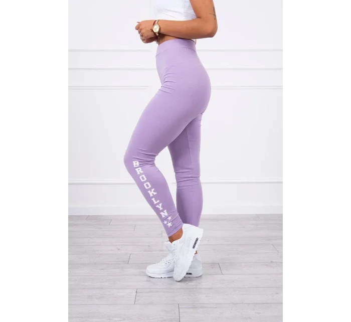 Brooklyn legíny kalhoty světle fialové