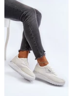 Buty Sportowe Sneakersy Damskie Białe Vovella