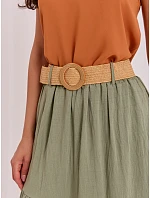 Spódnica MO SD model 22272220 khaki - FPrice