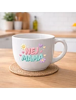 NEJ MAMA - MEGA XXL keramický hrnček 1000 ml