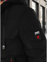 Pánská zimní bunda s kapucí černá Dstreet model 21995287 - FashionStreet