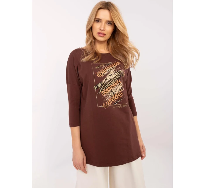 Blúzka CLM BZ 0052.37 hnedá