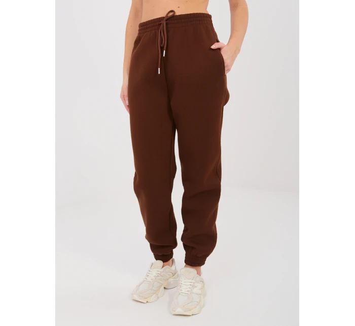 Tepláky CLM DR 1107.98 tmavohnedé