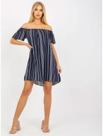 Sukienka model 21110877 granatowy - FPrice Sukienka model 21110877 granatowy - FPrice