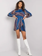 Šaty DHJ SK 15265.90 tmavo modrá