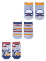 Yoclub 3Pack Detské chlapčenské ponožky SKA-0110C-AA30-0022 Viacfarebné