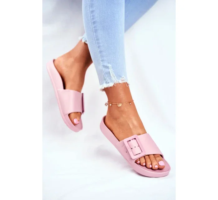 Dámské elegantní pantofle Big Star - růžové