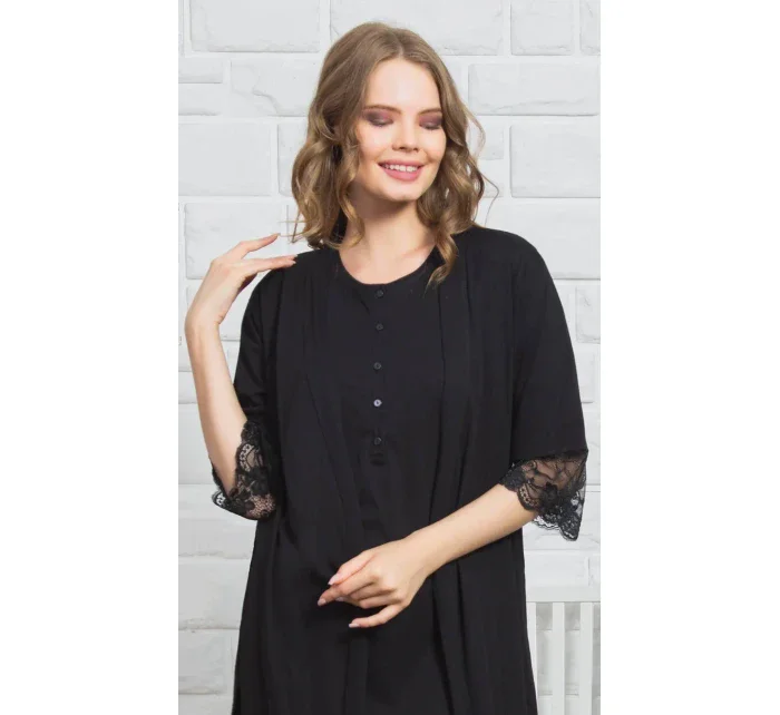 Dámský župan s noční košilí model 14547073 - Vienetta Secret