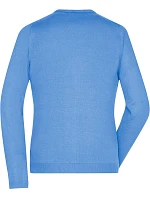 JN 660 Dámský pletený cardigan s výstřihem do V blue model 22488017 - Daiber JN 660 Dámský pletený cardigan s výstřihem do V blue model 22488017 - Daiber