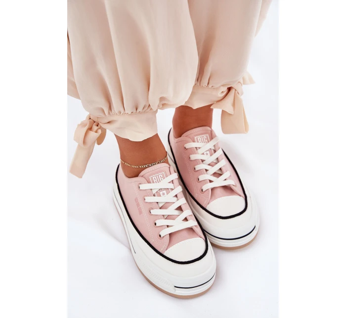 Damskie Trampki Big Star NN274207 Różowe