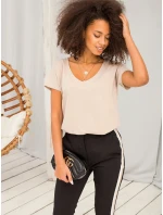 Tričko RV TS 4832.01P béžové Tričko RV TS 4832.01P béžové