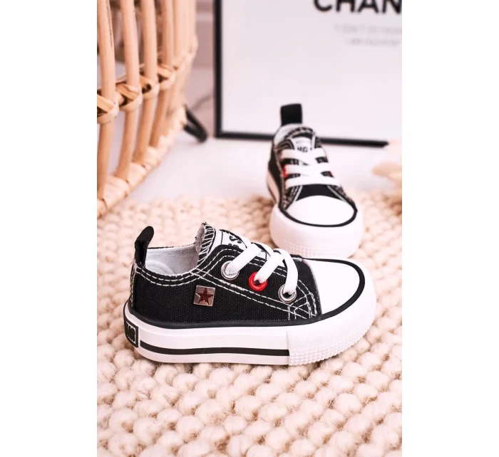 Dětské klasické tenisky Big Star - černé