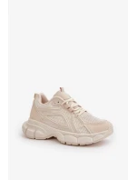 Dámske športové tenisky Beige Timoci Dámske športové tenisky Beige Timoci