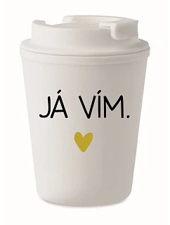 VIEM - biely termohrnček 300 ml