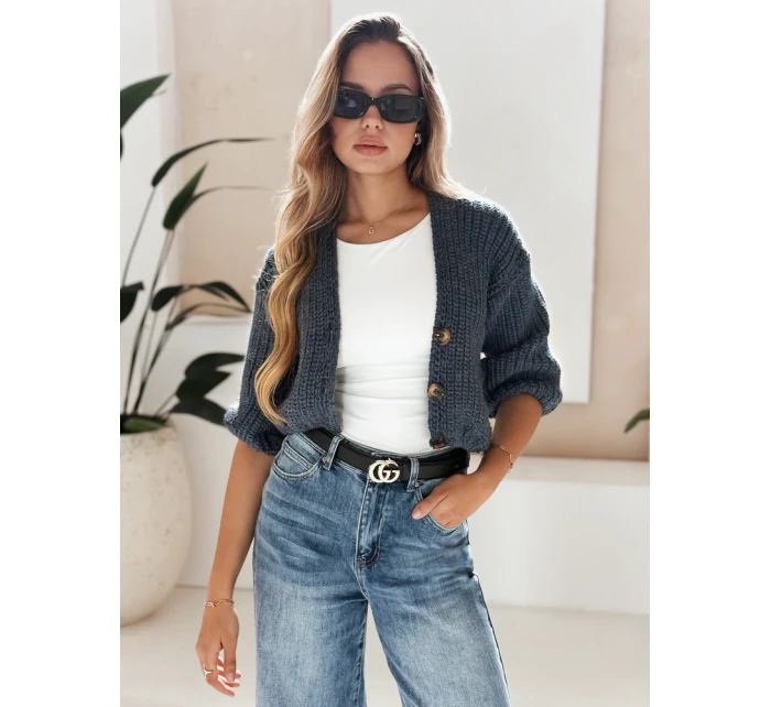 Dámsky sveter NUTI modrý FashionStreet MY1675