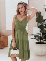 MISSBREEZE FashionStreet zelené midi šaty EY2623