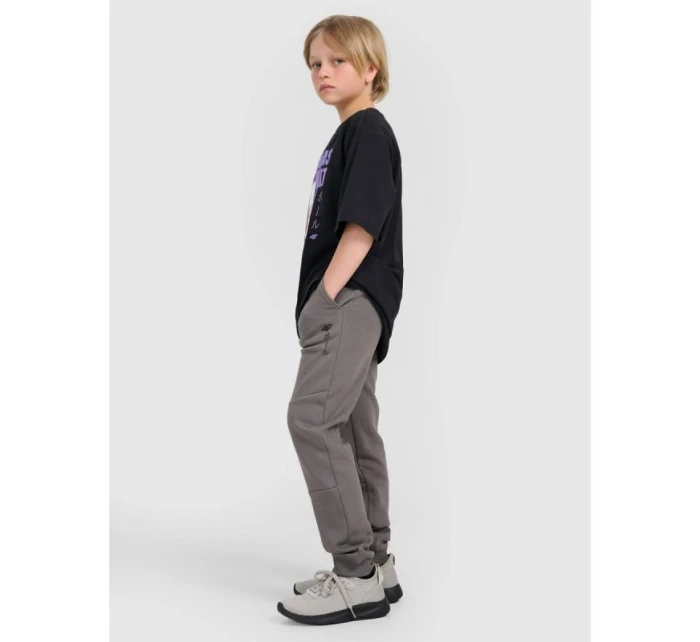 Chlapčenské tričko oversize s potlačou 4F 4FJRAW25TTSHM3062-20S