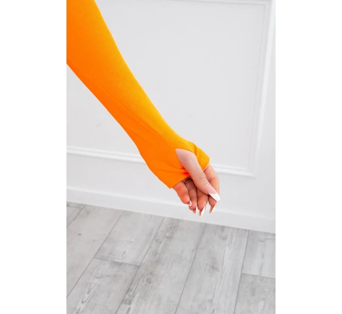 Súprava s blúzkou hore oranžová neónová Súprava s blúzkou hore oranžová neónová