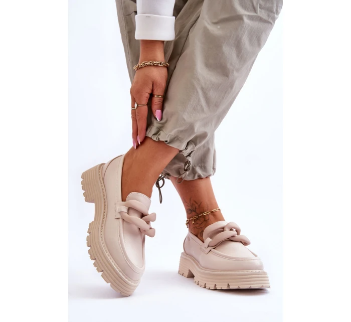 Kožené boty Big Star Béžová model 21618136 - Big Star Shoes