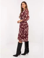 Sukienka IT SK bordowy model 21494216 - FPrice Sukienka IT SK bordowy model 21494216 - FPrice